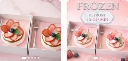 CakeMiami shop page: product photos of the Pavlova Duo and the Frozen Pavlova Duo.